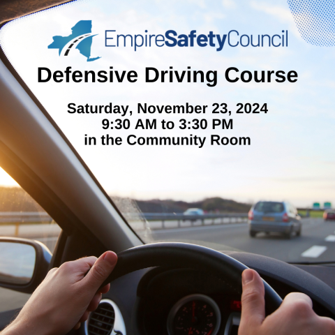 Hands on steering wheel for defensive driving