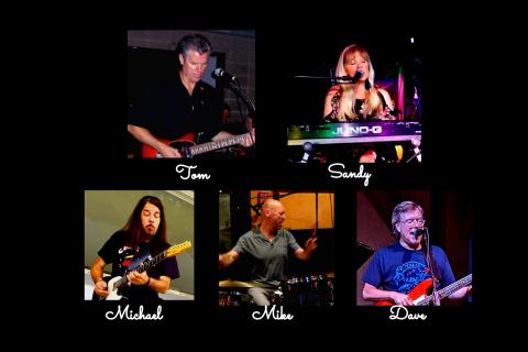 5 people playing instruments
