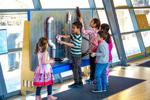 Children at the Staten Island Children's Museum