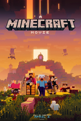 Minecraft movie cover.