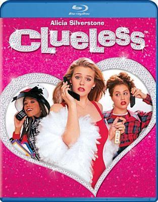 Pink heart with Clueless movie title