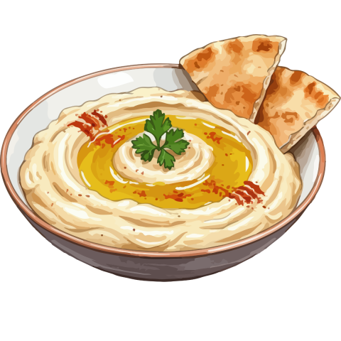Hummus and Pitta