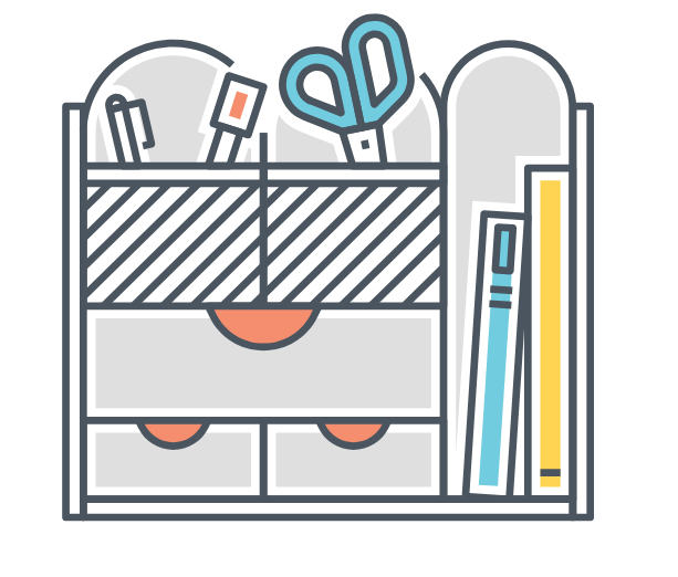 Desktop organizer